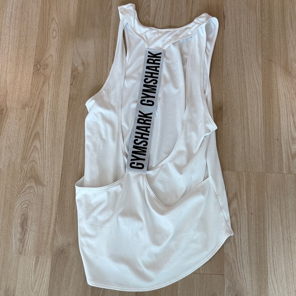 Gymshark Black and White Racerback Tank Tops - Picture 7 of 7